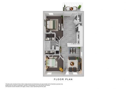 a floor plan of a 2100 sq ft apartment